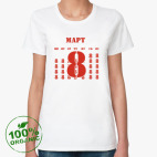 Женская футболка органик