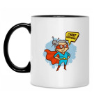 Кружка двухцветная