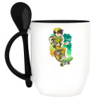 Кружка с ложкой