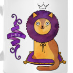 Котик Лев в короне