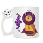 Кружка с футбольным мячиком