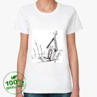 Женская футболка органик
