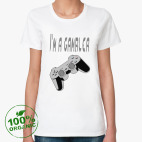 Женская футболка органик