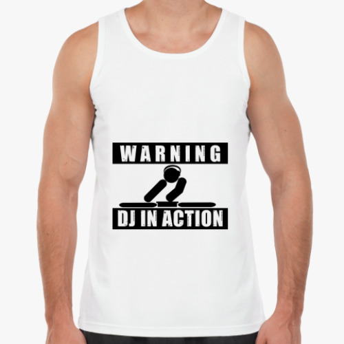 Майка с принтом Диджей