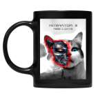 Кружка цветная UV-DTF