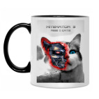 Кружка двухцветная