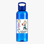 Прозрачная спортивная бутылка