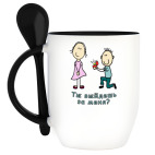 Кружка с ложкой