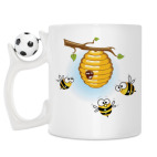 Кружка с футбольным мячиком