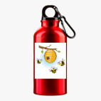 Металлическая бутылка 400 мл UV-DTF