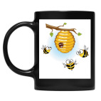 Кружка цветная UV-DTF