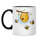 Кружка двухцветная