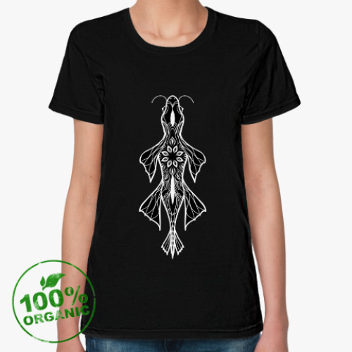 Женская футболка из органик-хлопка Рыбка