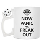 Кружка с футбольным мячиком