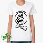 Женская футболка органик