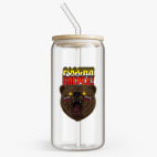 Банка с бамбуковой крышкой