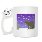 Кружка с футбольным мячиком