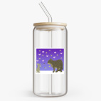 Банка с бамбуковой крышкой