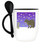 Кружка с ложкой