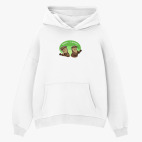 Толстовка худи оверсайз