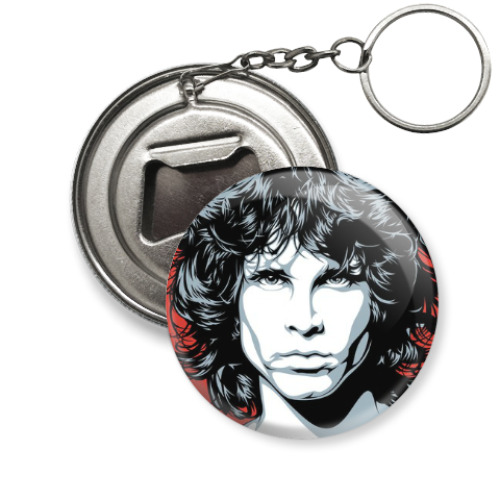 Брелок-открывашка с принтом Джим Моррисон