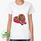 Женская футболка органик