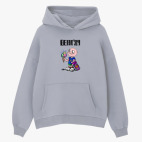 Толстовка худи оверсайз