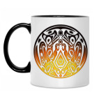 Кружка двухцветная