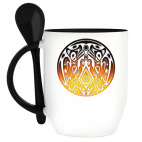 Кружка с ложкой