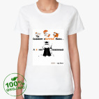 Женская футболка органик