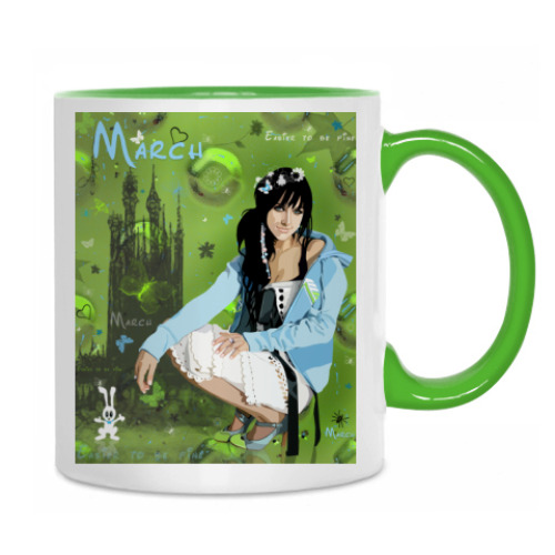 Кружка с принтом March