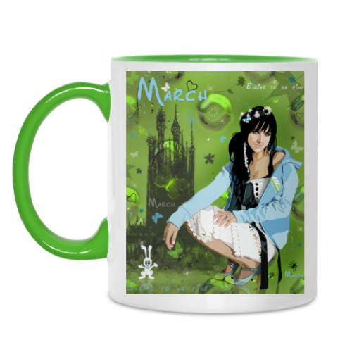 Кружка с принтом March