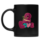 Кружка цветная UV-DTF