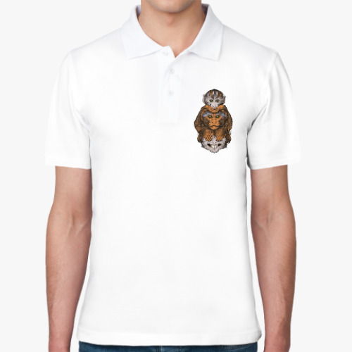 Рубашка поло Три обезьяны символ года