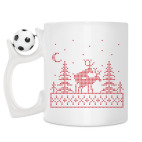 Кружка с футбольным мячиком