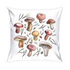 Принт с лесными грибами