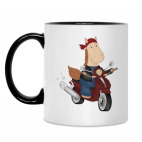 Кружка двухцветная