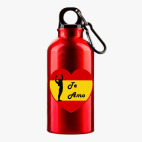 Металлическая бутылка 400 мл UV-DTF