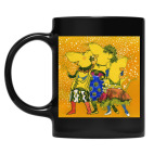 Кружка цветная UV-DTF