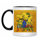 Кружка двухцветная