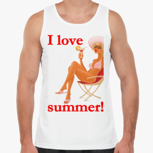 Майка I love summer