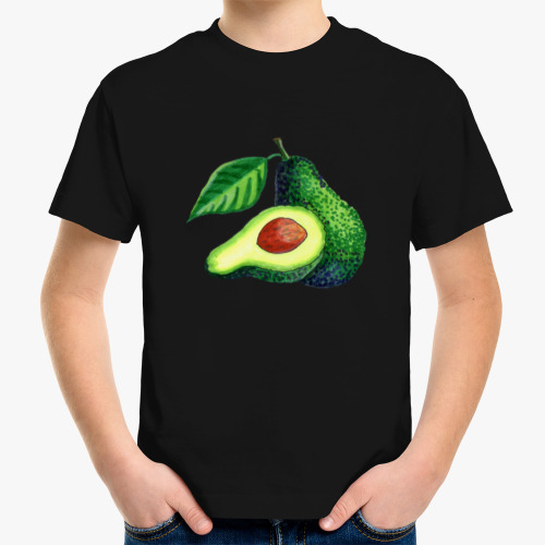 Детская футболка "Солнечный авокадо"