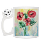 Кружка с футбольным мячиком