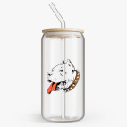 Банка с бамбуковой крышкой