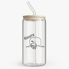 Банка с бамбуковой крышкой