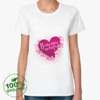 Женская футболка органик