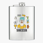 Фляжка стальная