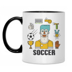 Кружка двухцветная