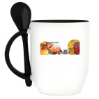 Кружка с ложкой