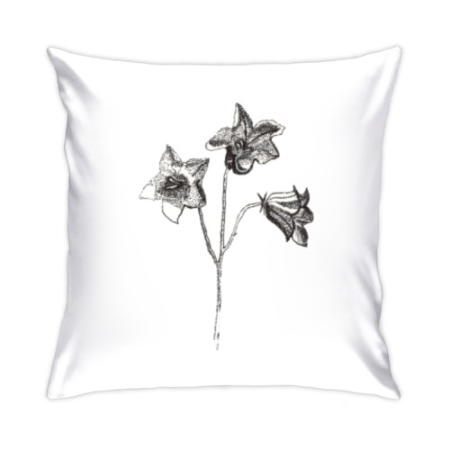 Подушка с принтом Колокольчик